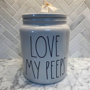 Rae Dunn LOVE MY PEEPS Canister